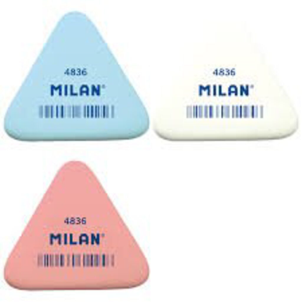 Ластик MILAN треугольный, 55*44*7мм
