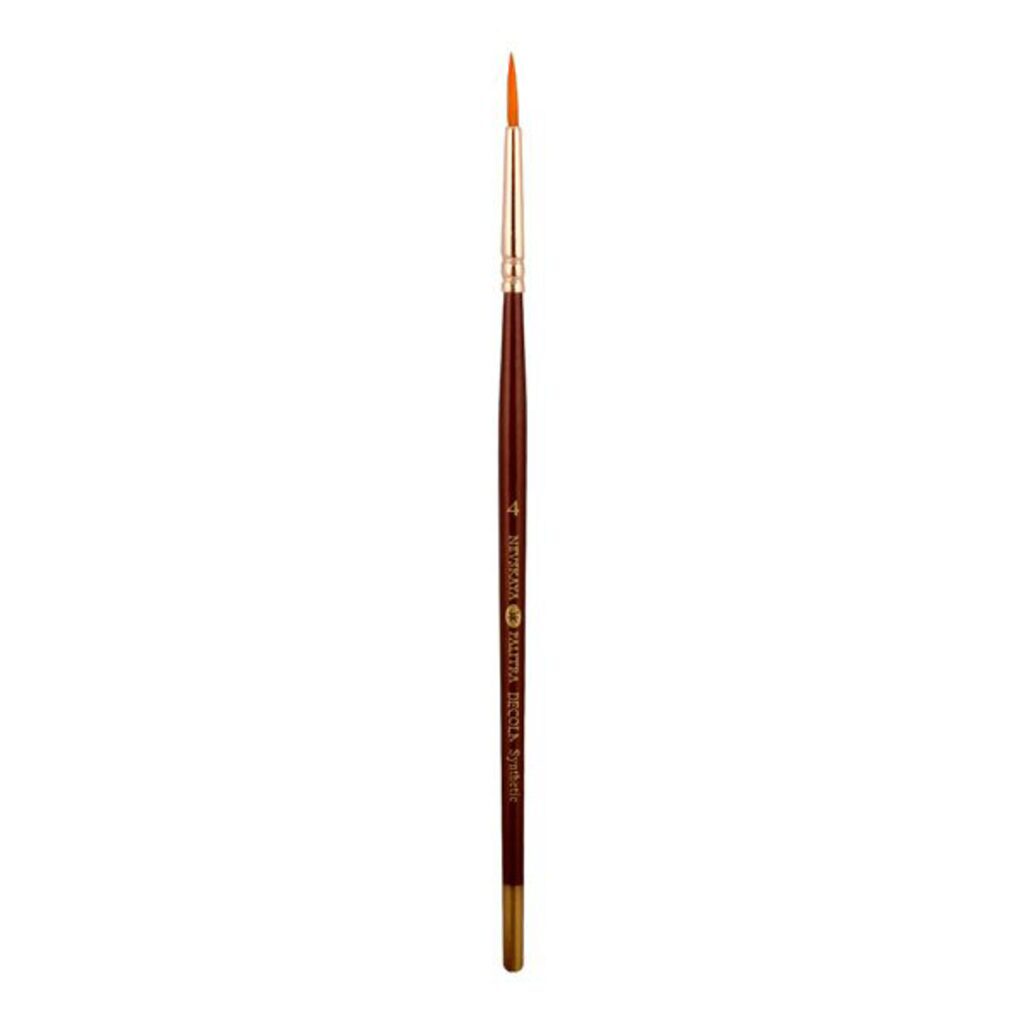 Кисть синтетика круглая   4 "Decola"