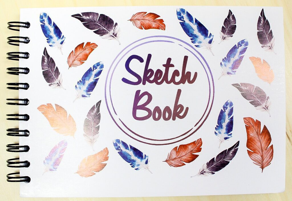 Скетчбук А6  60л., гребень, 100гр/м2 "Sketchbook mini" белизна 100%, горизонтальный