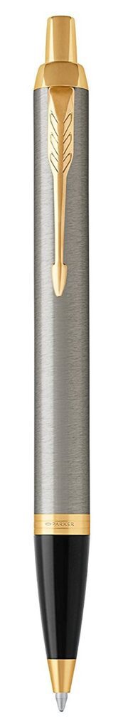 Parker IM Core Шариковая ручка K321 Brushed Metal GT M синие чернила