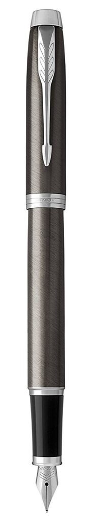 Parker IM Core Перьевая ручка  F321 Dark Espresso CT F сталь нержавеющая