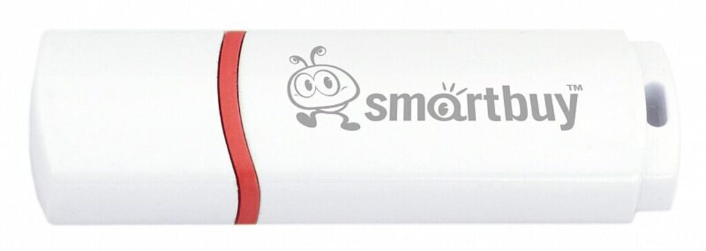 Флеш-драйв  16 GB USB 2.0 Smartbuy Crown White